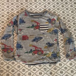 Reversible Boden Farm/Stripe Shirt